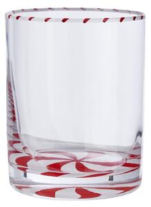 SWIRL Sklenice 270 ml - červená/bílá
