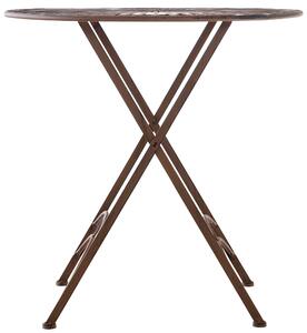 Zahradní stolek Hoscar - vintage styl | hnědý