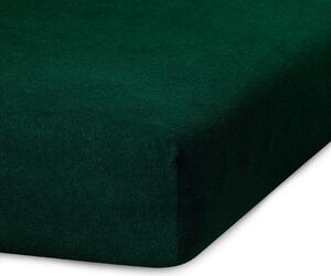 AmeliaHome Zelené elastické prostěradlo, 160-180x200 cm, Ruby Barva: Zelená