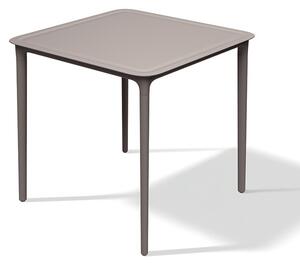 Prosperplast Zahradní jídelní stůl Rimos 77,5x77,5x74,5 cm zemitě hnědý