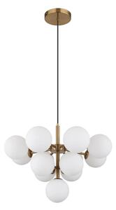 Globo 56143-13G - Lustr na lanku GRAPPY 13xG9/5W/230V pr. 56 cm zlatá