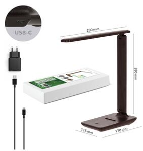 Brilagi-LED Stmívatelná stolní lampa MODO LED/7W/230V 3000/4000/6500K hnědá