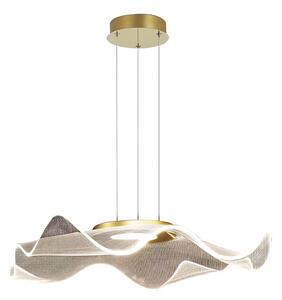 LED Lustr na lanku LARGO LED/16W/230V zlatá