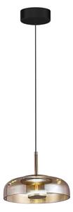 LED Lustr na lanku VETRO LED/6W/230V pr. 23 cm béžová/černá