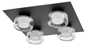 Ledvance -LED Koupelnové stropní svítidlo ORBIS FLAME 4xLED/5,5W/230V IP44 černá