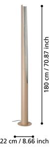 Eglo 390283 - LED Stojací lampa PREBONE 1xGU10/5,7W/230V béžová