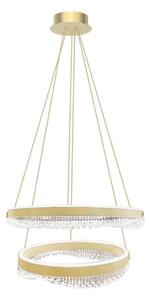 LED Lustr na lanku LED/85W/230V pr. 60 cm zlatá