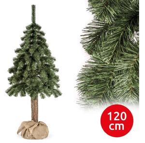 Vánoční stromek na kmenu NATURAL 120 cm jedle