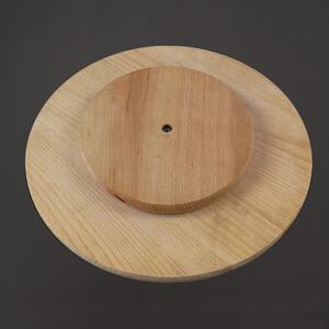 AMADEA Dřevěné otočné prkénko s gravírem, masivní dřevo, 30 cm