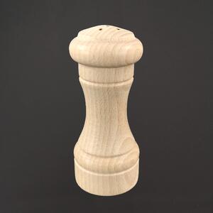 AMADEA Dřevěná slánka přírodní, masivní dřevo, 10 cm