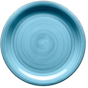 Jídelní plochý talíř, 27 cm, Bel Tempo Barva: Modrá