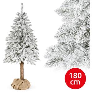 Vánoční stromek na kmenu NATURAL WITH SNOW 180 cm smrk