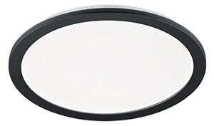LED panel kulatý černý 40 cm vč. LED 3stupňové stmívání - Lope