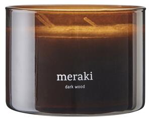 Meraki Vonná svíčka Dark Wood - 340 g MK195