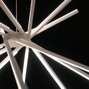 LED závěsné světlo Shanghai, 8 zdrojů, 4000K bílé