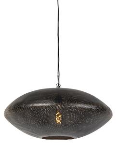 Designová závěsná lampa černá se zlatem 60 cm - Radiance