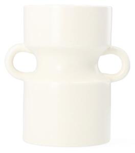Homla Keramická bílá váza, 15 cm, DAO