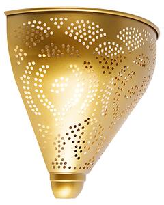 Orientální nástěnná lampa zlatá - Zayn