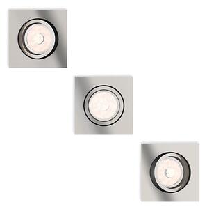 Philips 50403/17/PN - SADA 3x Podhledové svítidlo DONEGAL 1xGU10/5,5W/230V