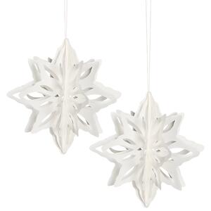 COOEE Design Set papírových hvězd Super Nova - Natural CED475