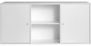 Bílá nízká závěsná komoda 133x61 cm Mistral – Hammel Furniture