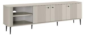 TV stolek Vesper 3D 187 cm - kašmírový / černé nožky