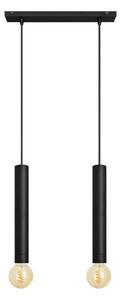 Lustr na lanku TUBA 2xE27/15W/230V černá