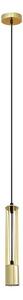 LED Lustr na lanku BARS 1xGU10/4,8W/230V zlatá