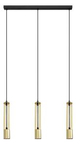 LED Lustr na lanku BARS 3xGU10/4,8W/230V zlatá