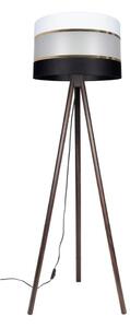 Stojací lampa CORAL 1xE27/60W/230V hnědá/černá/bílá/zlatá