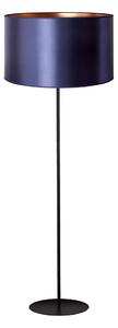 Duolla - Stojací lampa CANNES 1xE27/15W/230V pr. 45 cm fialová/měděná/černá