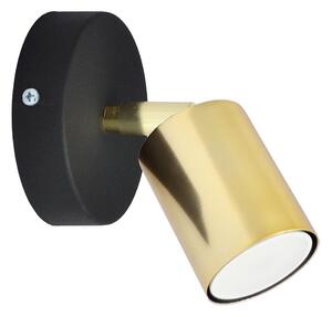 LED Nástěnné bodové svítidlo TUNE 1xGU10/4,8W/230V zlatá/černá