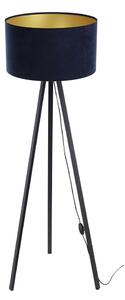 Stojací lampa STANDART 1xE27/60W/230V modrá/wenge