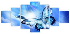 Obraz - Motýl, symbol naděje (210x100 cm)