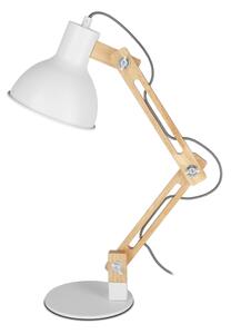 Stolní lampa 1xE27/40W/230V bílá