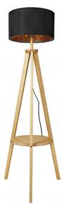 Stojací lampa 1xE27/40W/230V černá