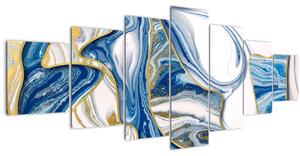 Obraz - Vlny z mramoru (210x100 cm)