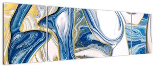 Obraz - Vlny z mramoru (170x50 cm)