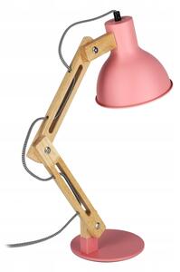 Stolní lampa 1xE27/40W/230V růžová