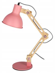 Stolní lampa 1xE27/40W/230V růžová