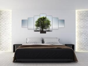 Obraz - Osamocený strom (210x100 cm)