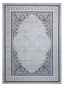 Koberec GLOSS 8490 52 Ornament - sloní kost, šedý