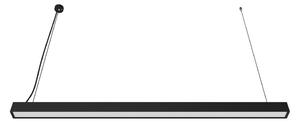 LED Lustr na lanku LED/44W/230V 6000K 120 cm černá