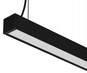 LED Lustr na lanku LED/44W/230V 6000K 120 cm černá