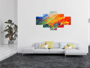 Obraz - Barevná abstrakce (125x70 cm)
