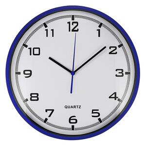 Designové plastové hodiny Endy - modré