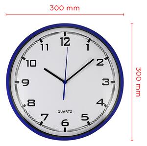 Designové plastové hodiny Endy - modré
