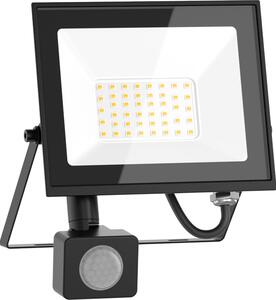 Mexen Luxpro LED reflektor s pohybovým senzorem, 30W, studená - 6500K, 2700 lm, černá - L235-030-65-70