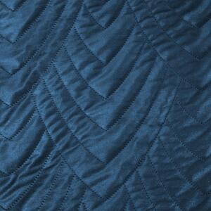 Sametový přehoz na postel Luiz6 modrý new