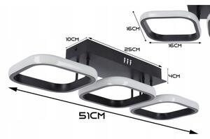LED Stropní svítidlo LED/33W/230V černá